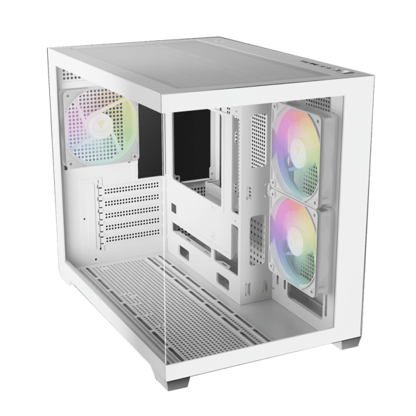 CASE GAMDIAS AURA GC10M ARGB WH E-ATX, ATX, Micro-ATX, ITX - Image 2
